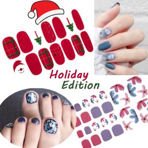[YOUTING] Christmas Theme Nail sticker waterproof non-toxic sticker nail polish Christmas Gift
