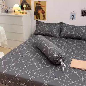 Fitted Bedsheet Set Single/Super Single/Queen Pillow case & Bolster case included