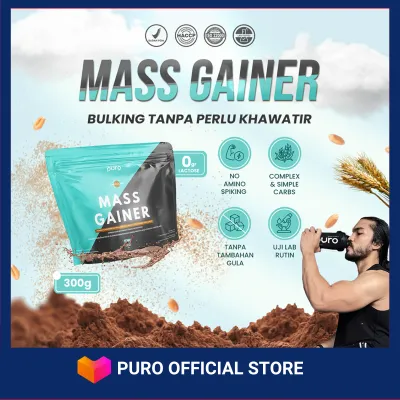 PURO Mass Gainer Weight Gain Susu Protein Penambah Berat Badan Bulking