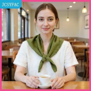 JCSYFAC Hàn Quốc Phong Cách Len Dệt Kim Tam Giác Khăn Phụ Nữ Headscarf Dệt Kim Khăn Đa Chức Năng Ấm Áp Dệt Kim Khăn