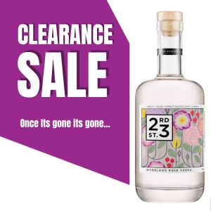23rd Street Distillery Australia Riverland Rose Vodka White Spirits Liquor Rose Infused Vodka Cocktail Mixer 700ML