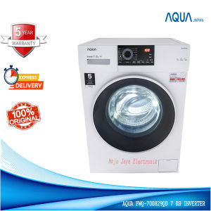 Mesin Cuci Front Loading AQUA FQW 700829QD Wave Drum 7 KG INVERTER