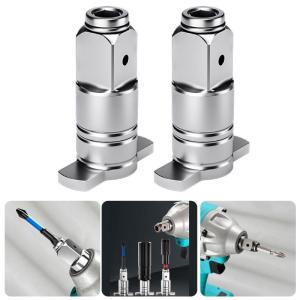 Pack of 2 Electric Wrench Adapter Workshop Maintenance Adapter for Quick Conversion in Electric Impact Driver Systems