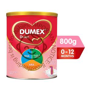 Dumex Dulac Stage 1 Infant Newborn Baby Milk Formula (800g)