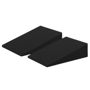 COSE 2Pcs Anti Slip Car Seat Wedge Leveling Cushion Breathable Angled Design Adjustable Height Seat Pad Easy To Clean High Load Bearing Car Rear Seat Wedge Pad For Auto Outdoor Trip