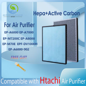 Replacement Compatible air purifier for Hitachi EP-A6000 /EP-A7000 /EP-M7200C/EP-A8000 /EP-M70E /EPF-DV1000H/EP-A6000-902 Filter