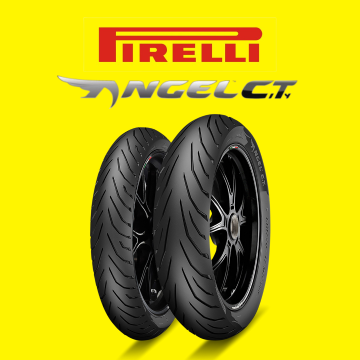 Pirelli Angel City Tubeless Motorcycle Tire 70/90/17 80/90/17 80/80/17  90/80/17 100/80/17 110/70/17 Free Tire Sealant and Pito Lazada PH