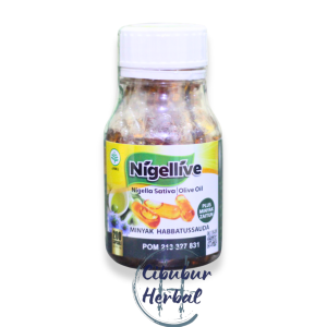 Nigellive  200 kapsul Minyak Habbatussauda Plus Minyak ZaitunIsi