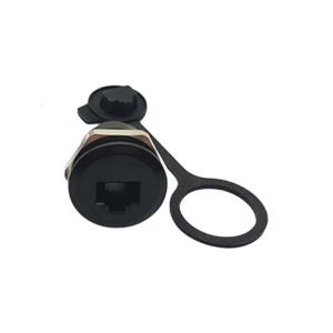 ตัวเชื่อมต่อแผง RJ45 8P8C โลหะผสมสังกะสีพร้อมซีลกันน้ำรองรับการถ่ายโอนข้อมูลที่รวดเร็วสำหรับห้องเซิร์ฟเวอร์ CCTV