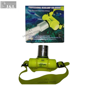 SENTER LAMPU KEPALA/ HEAD LAMP UNTUK PENYELAM/ DIVING BESAR DAN KECIL ALUMINIUM