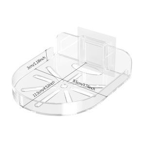 Security Camera Holder Punch Free Monitor Camera Wall Mount Bracket Acrylic Upside Down Wall Bracket for Security Camera