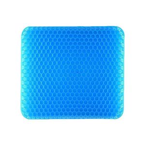 Gel Seat Cushion Sedentary Cool Honeycomb Seat Pad Breathable Office Chair Car Silicone Cooling Pad