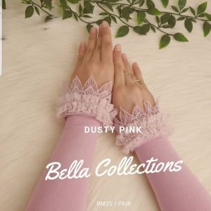 Handsocks BELLA by Asty Couture Lycra Cotton Laced