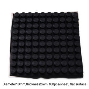 100PCS Black Cushion Protective Pads Self Adhesive Door Stopper Rubber Damper Buffer Cabinet Bumpers Silicone Furniture Pads