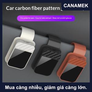 【CANAMEK】 Xe Sun Visor Sunglasses Clip chủ ổn định kính mắt móc áo thẻ vé tổ chức nội thất lưu trữ Clip Phụ Kiện Xe Hơi