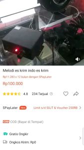 melodi indo es krim lagu lama