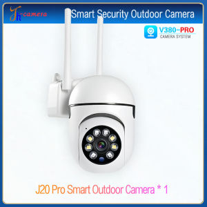 Home Camera Night Vision V380 Pro CCTV Camera IP66 Waterproof Indoor And Outdoor Mini Cameras WIFI Mobile Viewing Camera