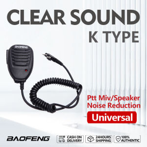 Original Baofeng Handheld Microphone Speaker MIC for Baofeng Walkie Talkie Portable 2 Way Radio UV-5R BF-888S Accessories