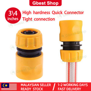 Gbest 3/4" Quick Connector Tap Connector For Garden Micro Irrigation Watering Hose Pipe Fitting Adapter Garden Water Pipe Quick Adaptor Hose Connector Penyambung Hos Penyesuai Pantas