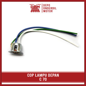 Cop Lampu Depan C 70 (PSP) - Pitingan Fiting Socket Soket Dop Utama Honda Ulung Astrea C70 C700 C800