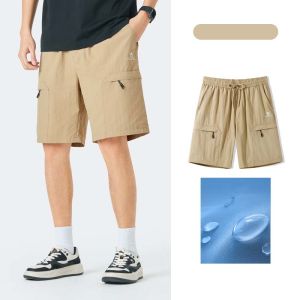 Áo liền quần Camel không thấm nước cho nam quần đùi quần short thể thao Túi lớn bền