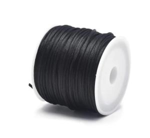 40M 1.5mm Crafts Nylon Cord For Jewelry Making Beading Braided Nylon Satin String for Bracelets Rattail Trim Chinese Knot