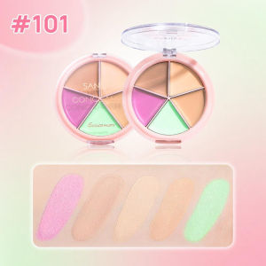 SANIYE Palet Concealer Anti Air 5 Warna Seamless Full Cover Face Concealer R1179