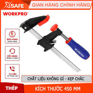 Kẹp thanh bằng thép kích thước: 450mm (18 inches) Workpro - WP232032