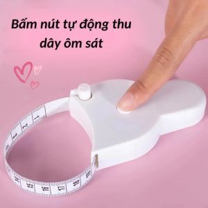 Thước Dây Dạng Hộp Tự Rút – Combo 2 Cái – Đo Vòng Eo Vải Vóc Đồ Đạc – Có Khe Đọc Số Chốt Khóa