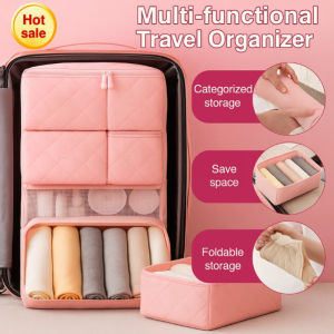7-in-1 Multi-Functional Storage Bag Packing Cubes Travel Organizer for Luggage