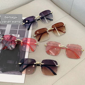 TRENDY Kacamata Pantai Wanita Frame Model Korean Fashion Metal