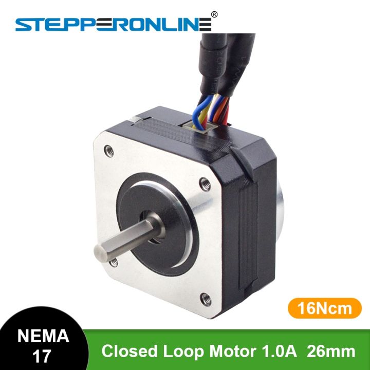 STEPPERONLINE Nema 17 Closed Loop Stepper Motor 16Ncm 1A with Magnetic ...