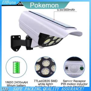 [COD] Solar Light Motion Sensor Security Dummy Camera With 77 Led Bright Illumination Ip66 Waterproof Solar Powered Outdoor Security Light