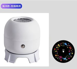 Projection Lamp Kids Bedroom Night Light Rotating 7 Colors Fantasy Dream LED Projector Lamp Gift For Children/Colorful Ceiling Lighting For Home Birthday Party Decor