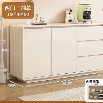 【SG Sales】Solid Sideboard Chest of drawers Solid Sideboard Cabinet Living-room Dining room Sideboard Bedroom Sideboard