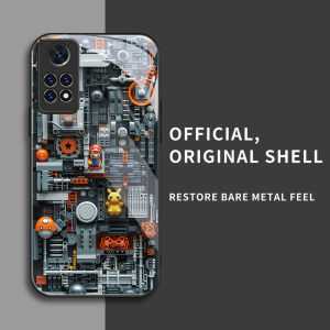 สำหรับ Xiaomi Redmi Note 11 4G เคสศัพท์ป้องกันการตกที่มีบล็อกสร้างและบุคลิกภาพทันสมัย