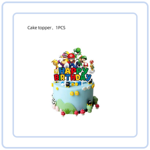 【Pure Care】 Super Mario Party Supplies / Super Mario Theme Party Decoration / Event Kit / Birthday Ornaments