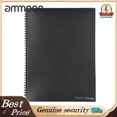 Flatsons FB-04 A4 Size Music Score Holder Paper Sheet Document File Organizer Music Paper Folder 40 Pockets for Guitar Violin Piano Players