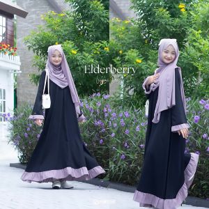Abaya Syari Plus Pashmina Remaja Model Baru 2025 Gamis Anak Perempuan Remaja Tanggung 12-17 Tahun Baju Lebaran Anak Perempuan Gamis Remaja Modis Kekinian Gamis Simpel dan Trendi