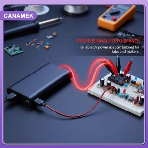 【CANAMEK】 55cm cá sấu kiểm tra Clip cáp điện kẹp để USB Nam và Nữ Ổ cắm thử nghiệm dẫn kết nối cung cấp điện Adapter dây
