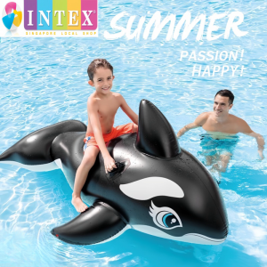 Intex Orca Whale Ride-On Inflatable Pool Float SKU: 58561EP