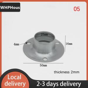 [COD] WHPHous Ship within 24 hours Stainless Steel Flange Seat For Wardrobe Curtain Cloth Rod Seat Round Tube Seats Bracket Household Furniture Hardware Towel Tube Holder