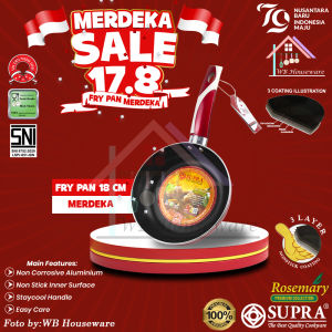 SPECIAL MERDEKA SALE SUPRA Panci fry pan rosemary 18/20/22cm anti lengket / wajan masak penggorengan