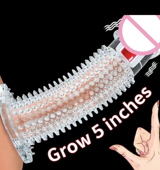Silicone Penis Extender Sleeve Delay Condom Enlargement G-spot Dildo Ring  Dick Pump Enhancement Tools Sex Toys for Men White Dildos For Men Single  Item Sex Toys - Lazada