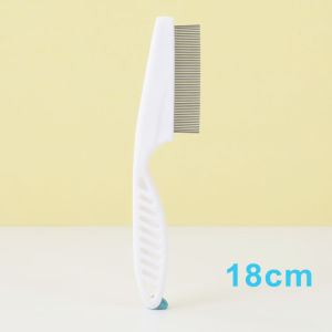 Pet Hair Comb，Multifunctional Flea and Tear Stain Tangles Removal Comfortable and Safe Stainless Steel Fine-Tooth Needle Sturdy and Durable Portable for Dog Cat Grooming Massage Fur Cleaning Tool