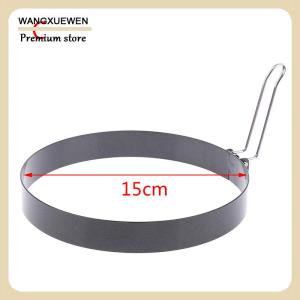[COD] 9 10 15 20cm Bánh Vòng khuôn kim loại chiên trứng Shaper không dính trứng vòng nấu ăn