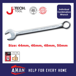JETECH Combination Wrench Spanner Combination Spanner CRV Hand Tool Hardware Spana Soket Tahan Lasak 扳手 44mm 46mm 50mm