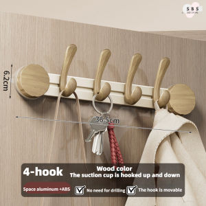 🌟SG STOCK🌟Suction Cup Door Rear Hook Clothes Hanger Hook No Drilling Door Hanger Hooks for Entrance Kitchen Bathroom