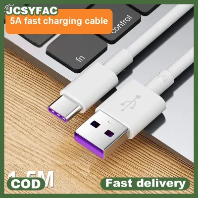 JCSYFAC 10A Fast Charging Data Cable Type-c Automatic Power Off Simple 2M Car Data Cable Suitable For Huawei Xiaomi Android Universal