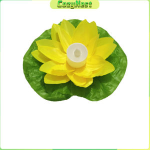 C.N. LED Waterproof Floating Lotus Light 17cm Night Lights Wishing Lamp